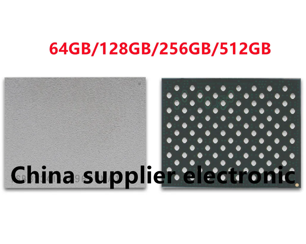 1 шт., 64 ГБ, 128 ГБ, 256 ГБ, 512 ГБ, HDD, NAND, флэш-чип для iPhone 8, 8Plus, X, XS, XSMax, XR, SE2020, 11/11Pro/11ProMax