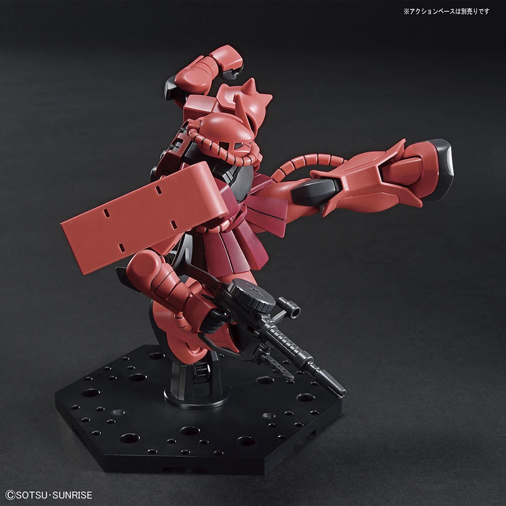 Фото Bandai Gundam HGUC MS-06S Zaku2 Commander 1/144 Коллекционная сборная фигурка аниме экшн-мобильная модель игрушки для мальчиков подарки №4