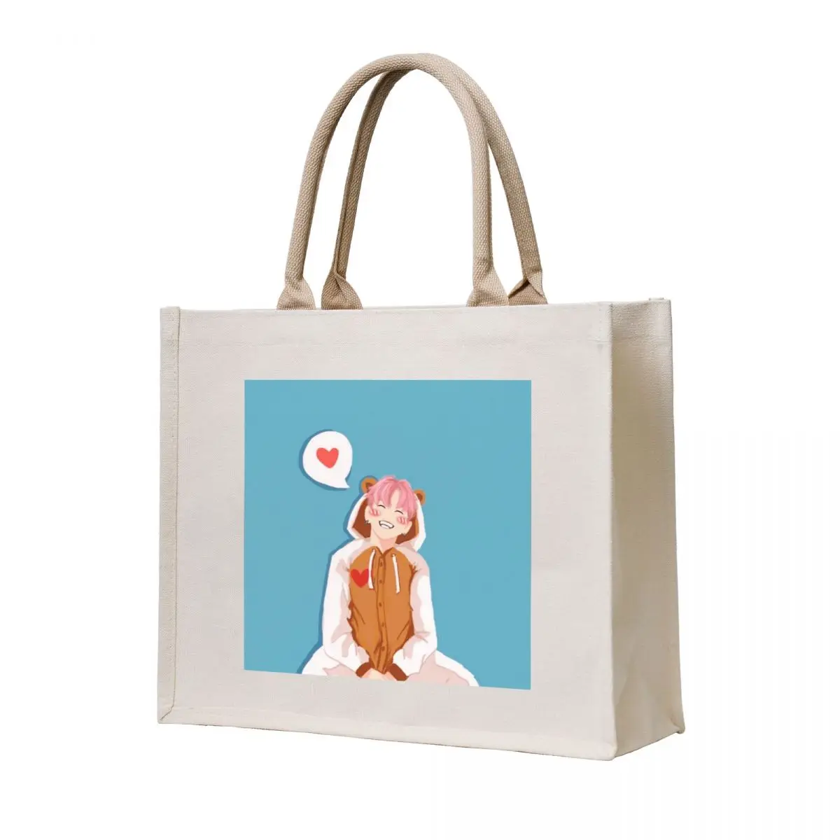Monsta X Hamster Kihyun Tote Bag Складная многоразовая сумка Shopper Сумка-тоут на заказ Сумки-шопперы