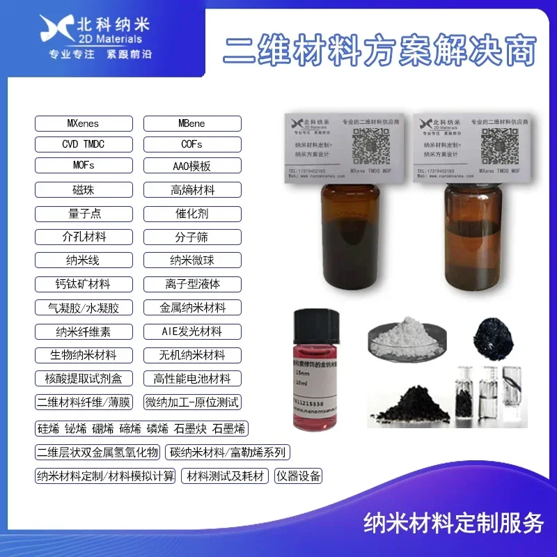 In-situ doped Mn, Cu одно-/маленький коллоидный раствор Mxene Ti3C2