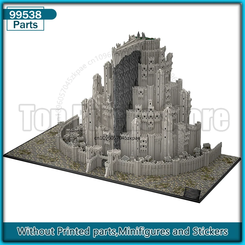 Кольца UCS Белый город Большой замок Moc Строительные блоки Архитектура Технология Кирпичи DIY Сборка Модель Коллекция игрушек Подарки (art.: 3920ccbd2f64f) - 3920ccbd2f64f