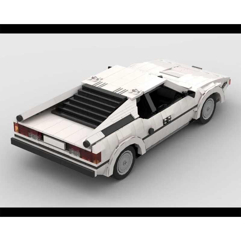 Фото MOC-223698 Белый Новый Суперкар Гоночный Строительный Блок Модель 1524 PartsMOC Креативный Мальчик Дети День Рождения Строительный Блок Игрушка Подарок №3