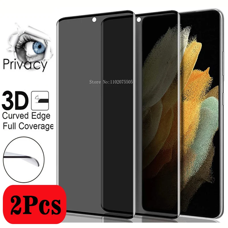 2 шт. антишпионское Защитное стекло для Samsung Galaxy Note 10 S10 S20 S21 Ultra S22 S23 Plus S8 9 10 PLUS
