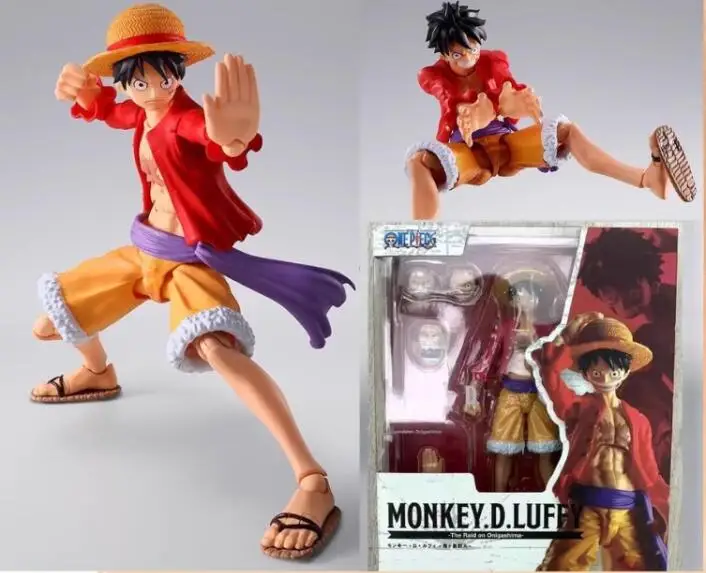 Новая версия аниме One Piece 18 см шарнирные соединения подвижные Luffy ПВХ экшн-фигурки коллекционные модели игрушки