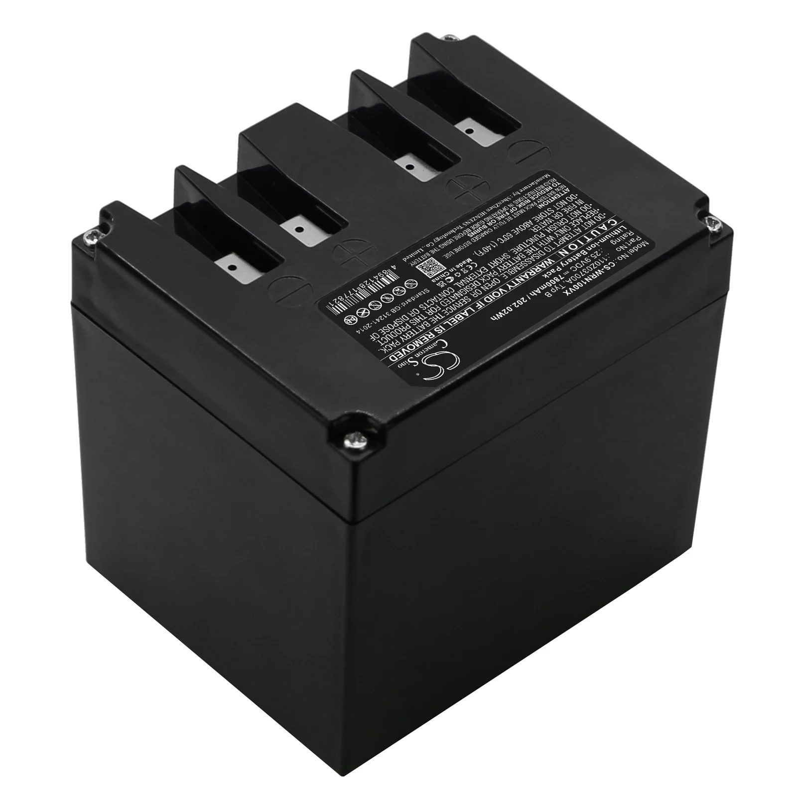 Аккумулятор для газонокосилок 25,9 В, 7800 мАч/10200 мАч 110Z03700A Typ B для Wiper Blitz Xk, LB75, LB1500 SpyderEVO, LB2150, LB3210, LB1200, Runner
