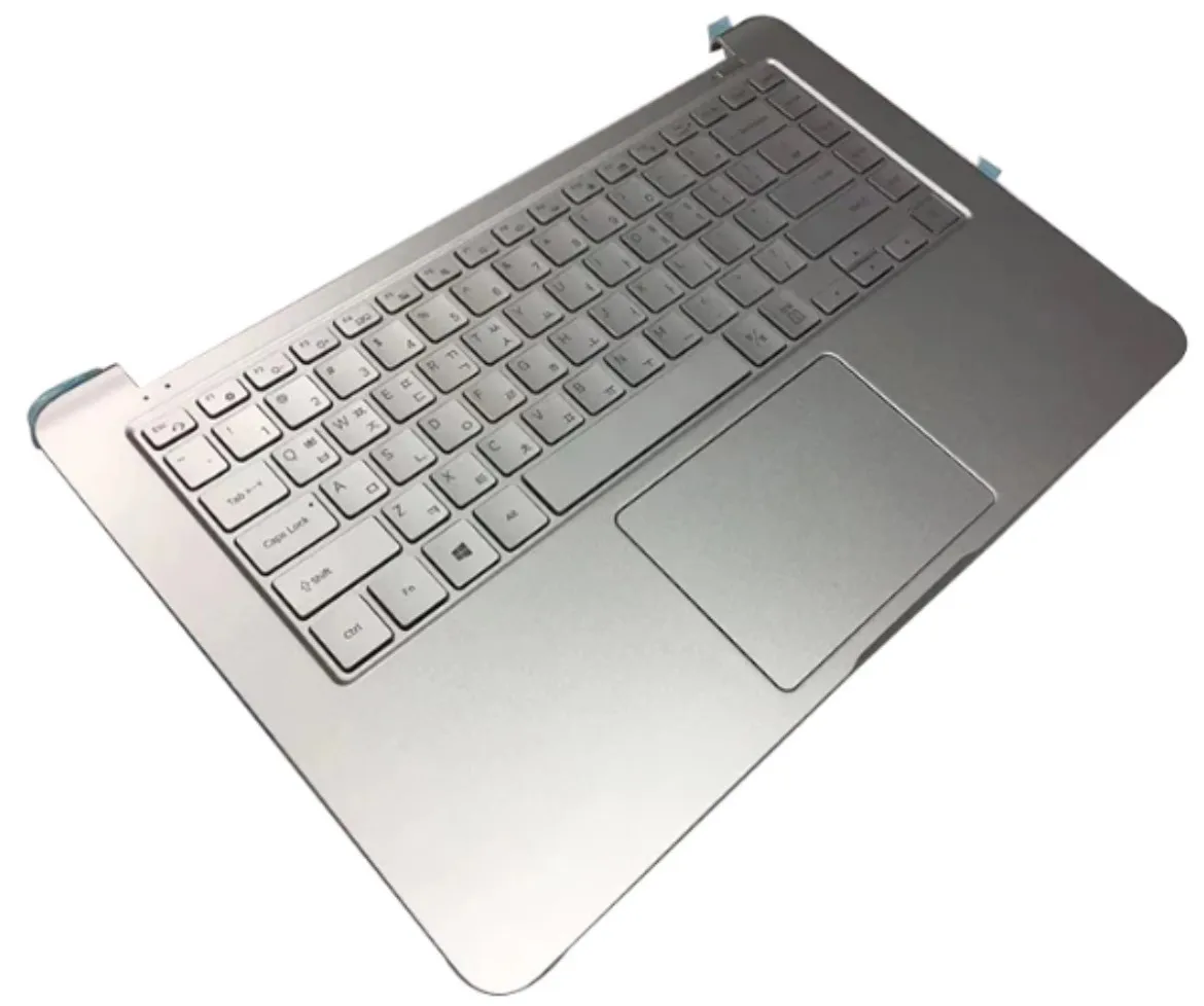 НовыйОрг для Samsung NP 900X5T NP900X5T K02 K03 подставка для рук корейская клавиатура верхняя крышка тачпад, серебристый (art.: 3920cca2d7bfc) - 3920cca2d7bfc