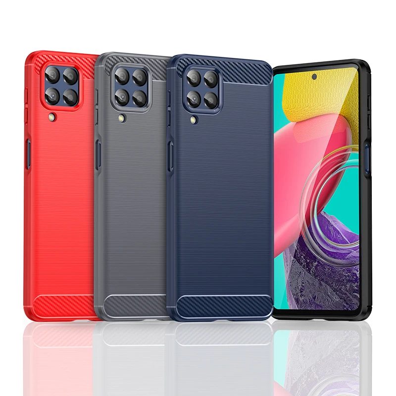 Противоударный мягкий силиконовый бампер для Samsung Galaxy M53, Samsung M53, M33, M23, M52, M62, M02, M51, M31s