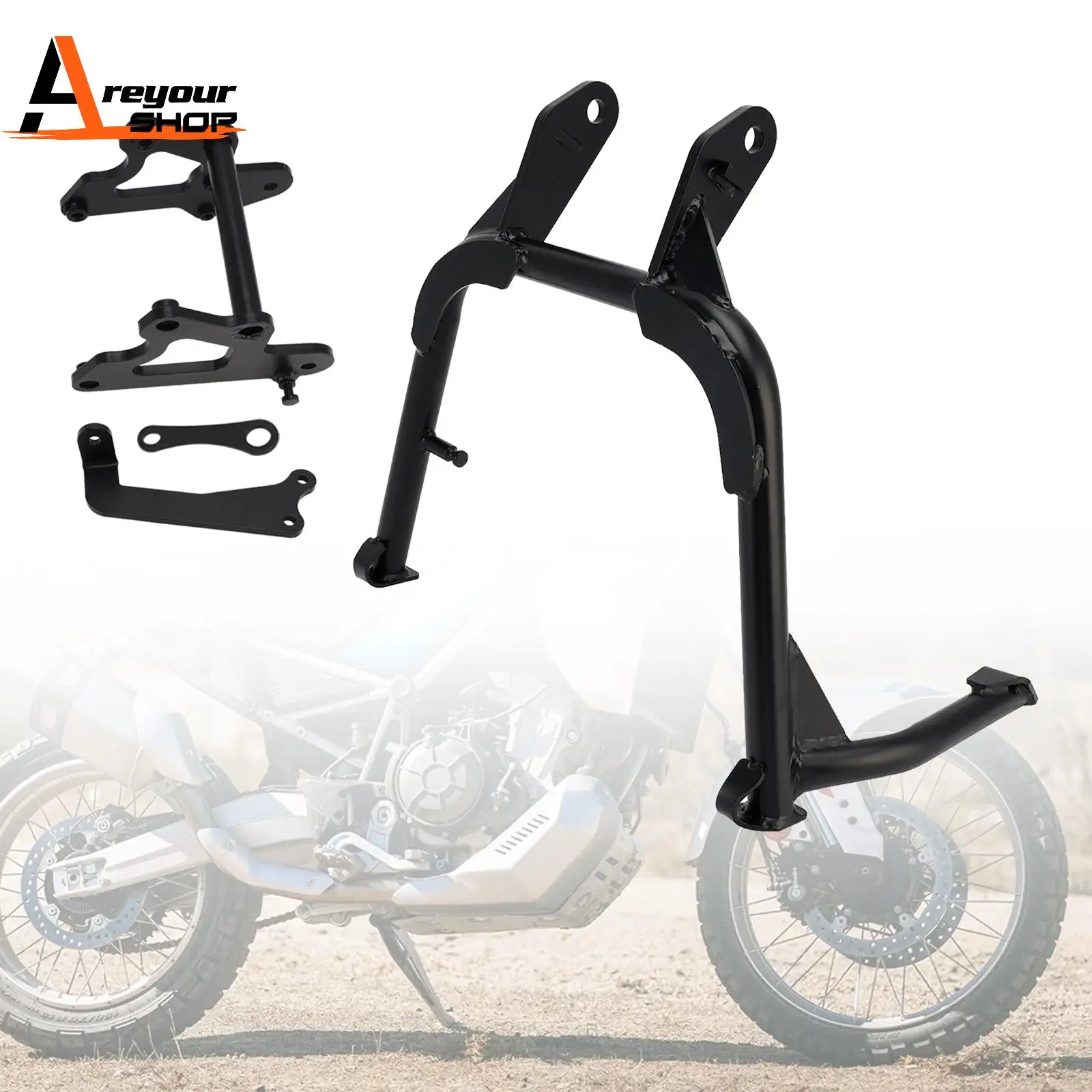 Центральная подставка для мотоцикла, боковая подставка для ног для Aprilia Tuareg 660 2022 Мотоциклы и оборудование