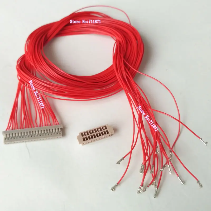 70 см 20P DF14-20S-1.25C к DF13-20DS-1.25C Кабель экранной линии 20-контактный DF14 к DF13 Кабель для ЖК-экрана DF14-20S DF13-20DS 1.25C