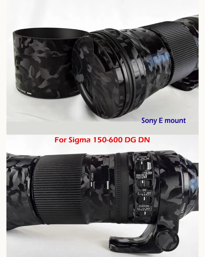 Для Sigma 150-600 DG DN OS спортивная наклейка виниловая пленка для объектива камеры защитная наклейка для Sony E Mount 150-600 мм F5-6,3