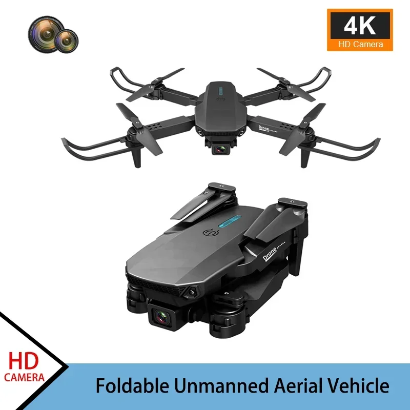 Профессиональный Дрон E88 Pro RC 4K с широкоугольной двойной HD-камерой 1080P