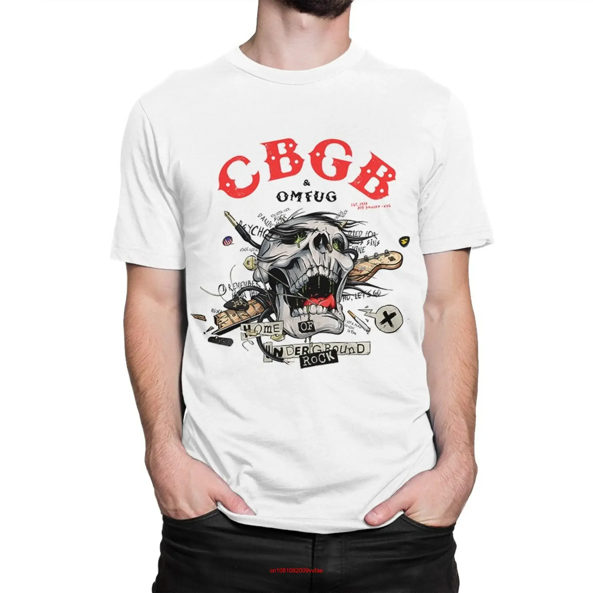CBGB OMFUG дом подземных рок футболка 100 хлопок Размеры aqs 108 длинные или Короткие рукава