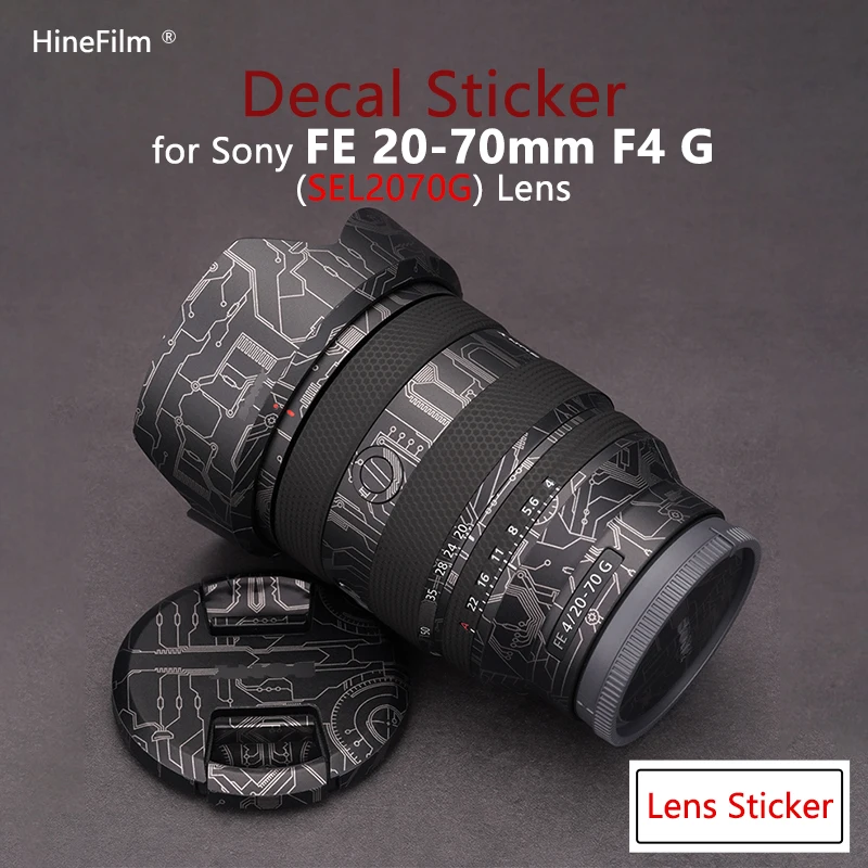 Hinefilm Skin для объектива SEL2070G FE20-70F4G Защитная наклейка для Sony FE 20-70 мм F4 G Наклейка на объектив 20-70 f4G Warp Cover