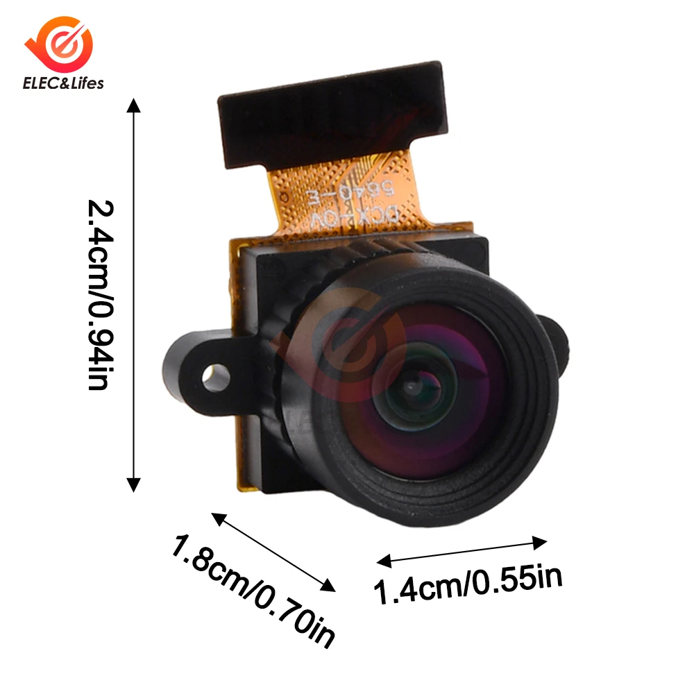 Фото 5MP ESP32-CAM OV5640 Модуль камеры DVP OV5640 Широкоугольный объектив 5-мегапиксельный объектив 65/100/120/130 для ESP32 CAM №4