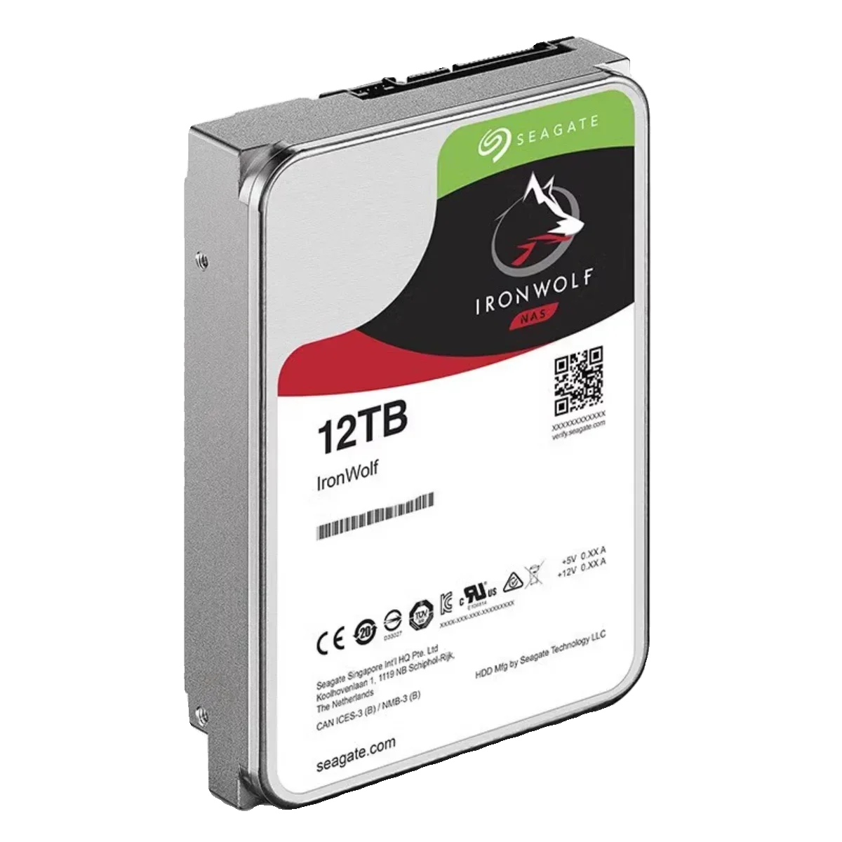 Фото Для жесткого диска IronWolf Pro 12 ТБ, 7200 об/мин, SATA, 6 Гбит/с, 3,5 дюйма, NAS, новый №5