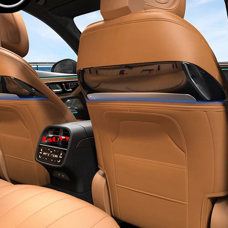 Фото Для Mercedes Benz E class W214 E260 E300 2024 2025 аксессуары для салона автомобиля, украшение на заднее сиденье, защита от ударов №4