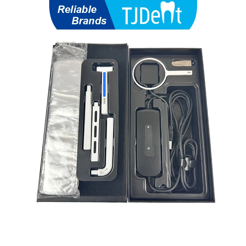 TJDent Портативный стоматологический эко-датчик USB-датчик II X Ray Sensor RVG X-RAY Интраоральная система высокого разрешения Оборудование для стоматолога