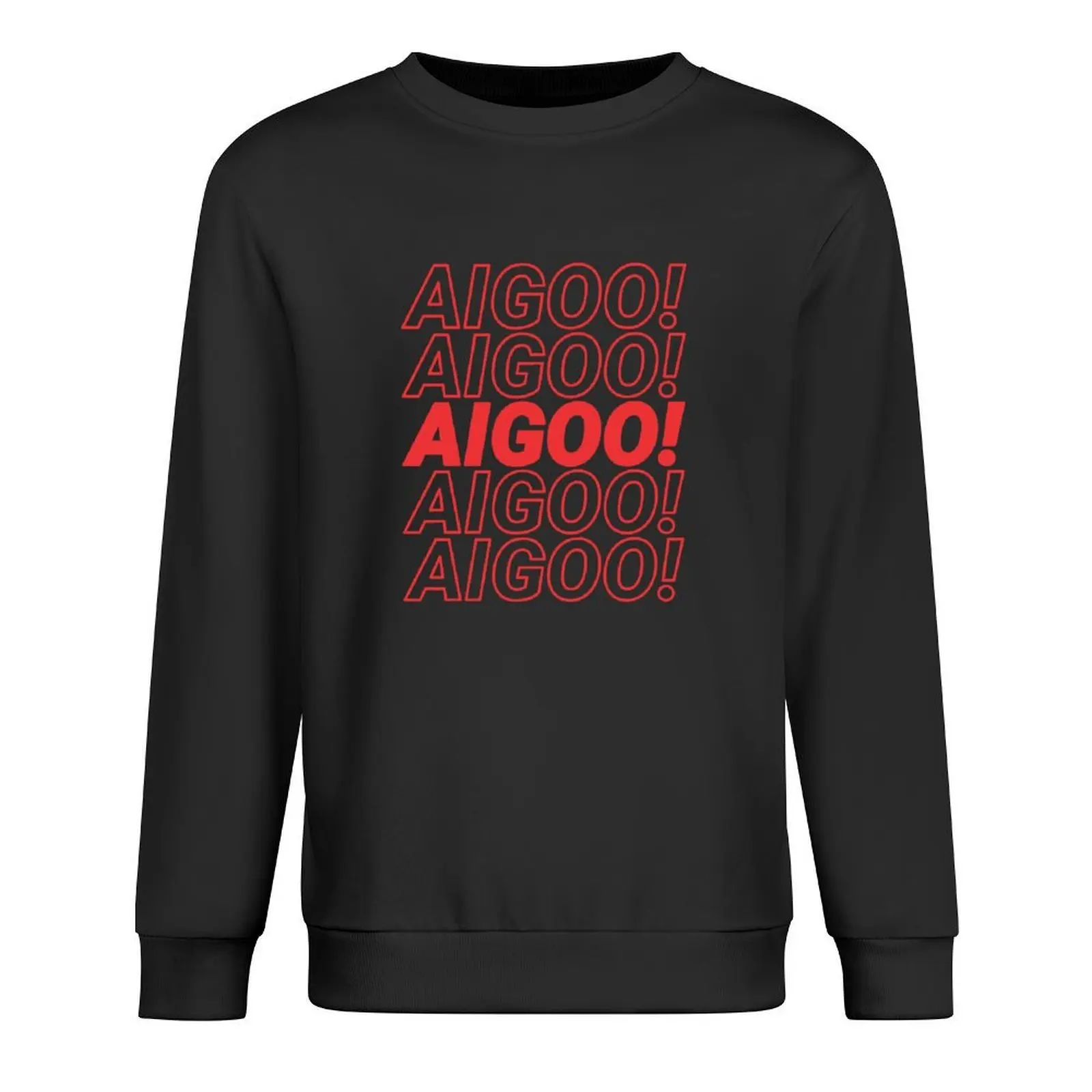 AIGOO (????) - Корейский звук для жарки или вызов. Пуловер, мужская одежда, корейская одежда, эстетические толстовки.