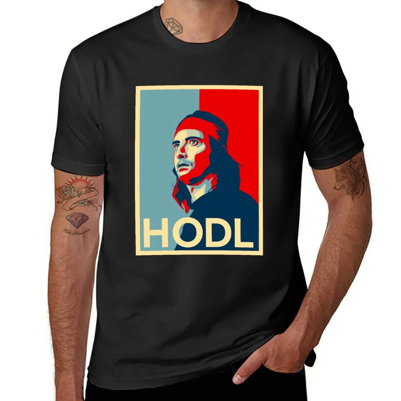 DFV Бриллиантовая рубашка HODL, быстросохнущие топы, милые Графические Топы, тяжелые футболки для мужчин