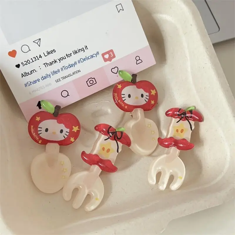 Милая заколка для волос «Hello Kitty», милая заколка для волос BB, аксессуары, головные уборы для девочек, заколка для волос, заколки для волос в канун Рождества, подарки на день рождения