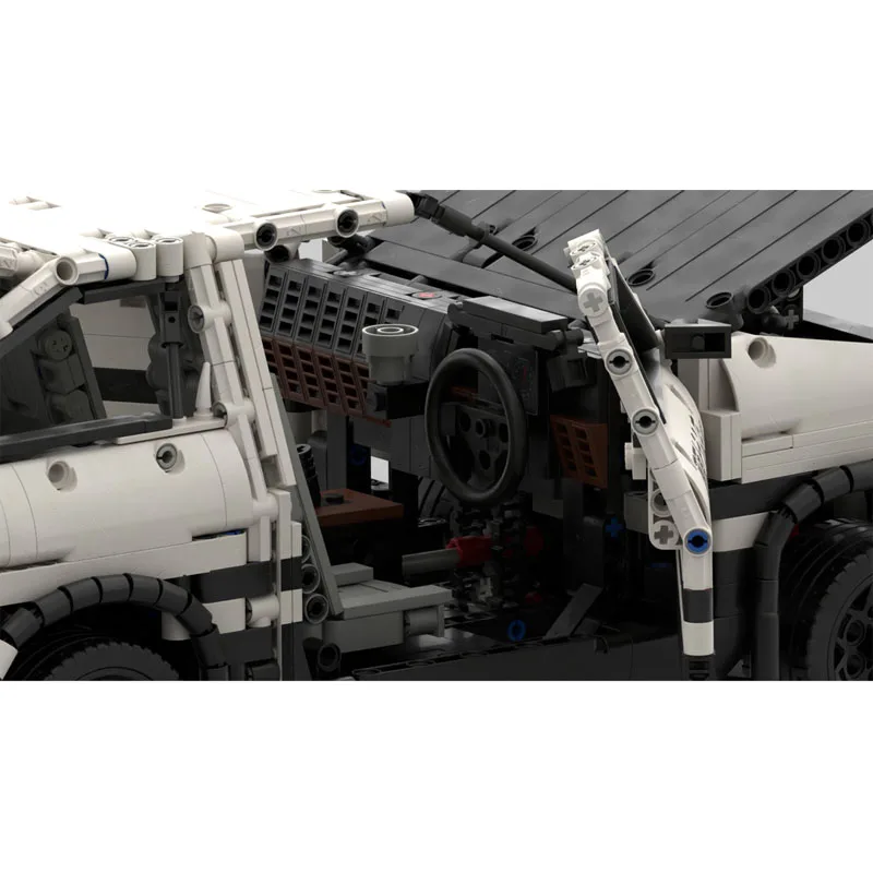 Фото MOC-157598 Классический культовый спортивный автомобиль 90-х AE86, гоночная модель кирпича 2258 PartsMOC, креативная игрушка на день рождения для мальчиков и детей, подарок №5