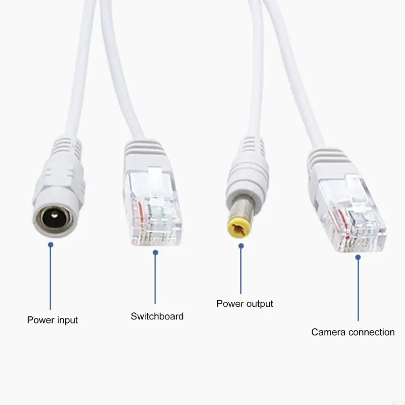 Фото H37E пассивный инжектор POE и Splitter Splitter Splitter с RJ45 DC5.5x2,1 ммннектор для Ethernet Power Over №3