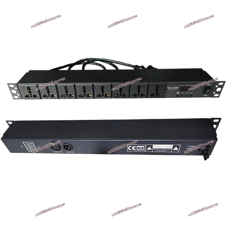 CP0802 Интеллектуальный импульсный источник питания Последователь DMX512 Сценическое аудиоосвещение шкафа Блок питания для секционирования