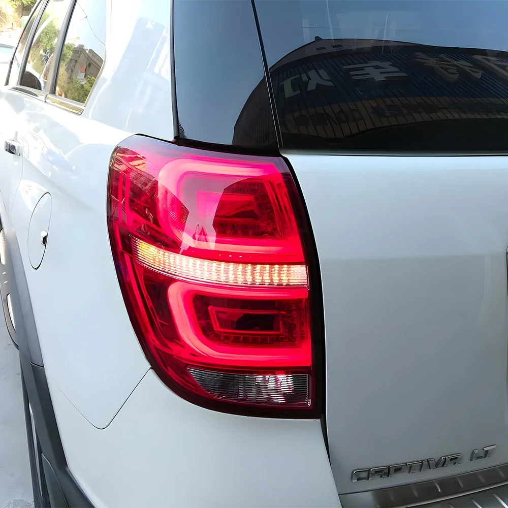 Фото Автомобильные задние фонари в сборе для Chevrolet Captiva 2008-2019, обновленные автомобильные задние фонари, светодиодный мигающий сигнальный светильник, аксессуары Plug and Play №2