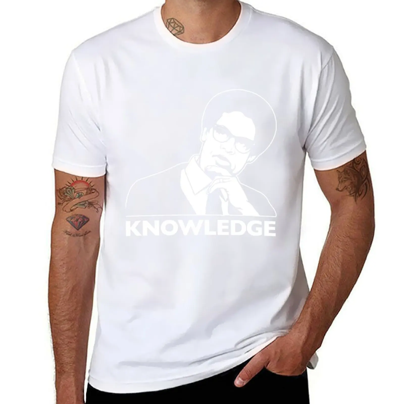 Футболка свободного покроя Sowell Knowledge, мужские хлопковые футболки, мужская хлопковая футболка