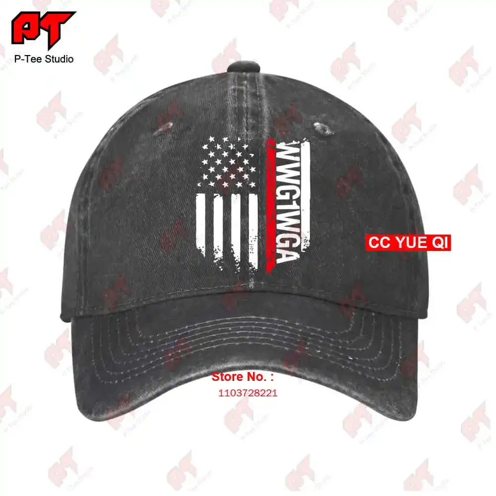 Фото Бейсболки с американским флагом Wwg1Wga, грузовая Кепка LKOB №4