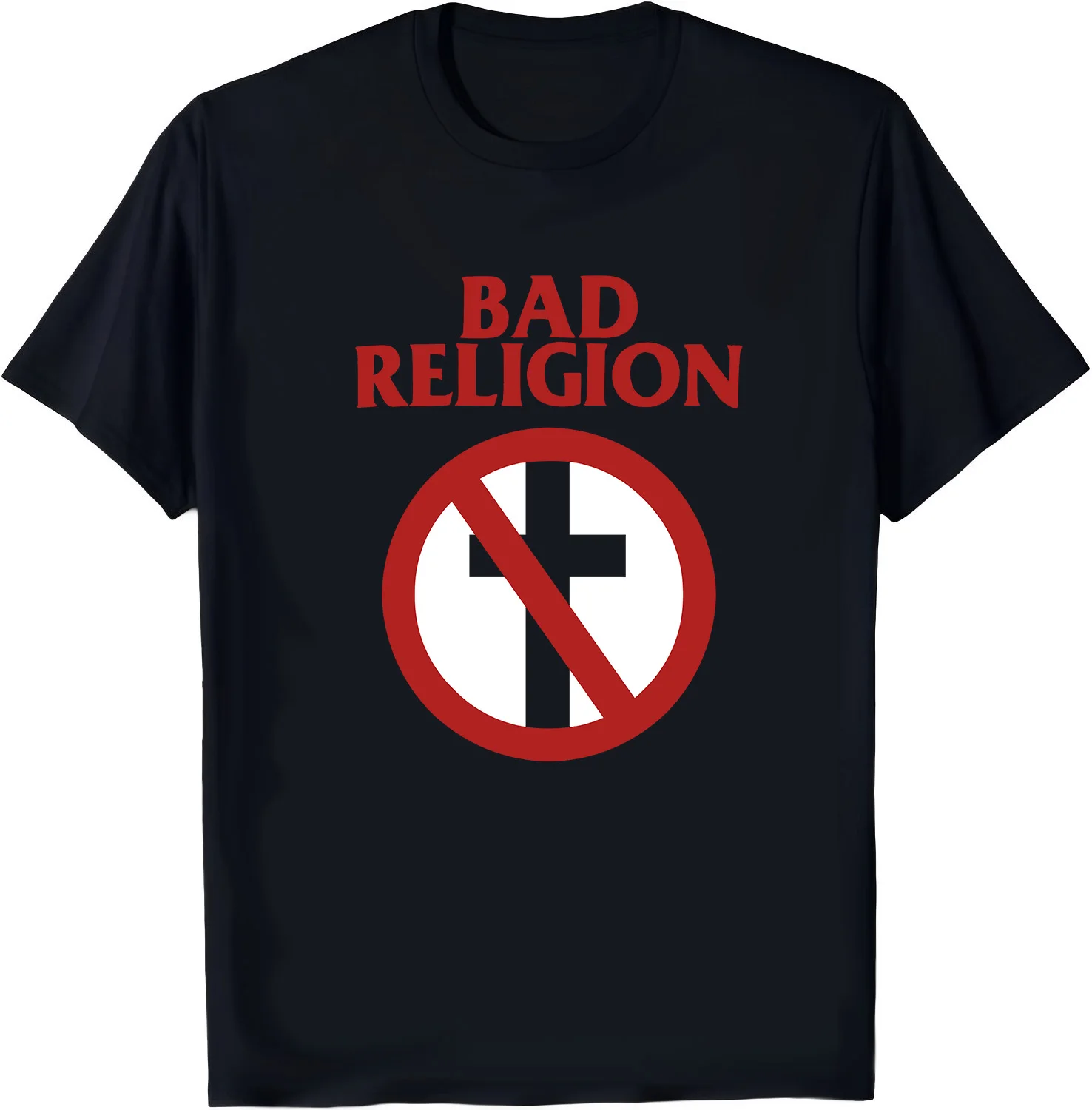 Мужская классическая футболка Crossbuster Bad Religion черная