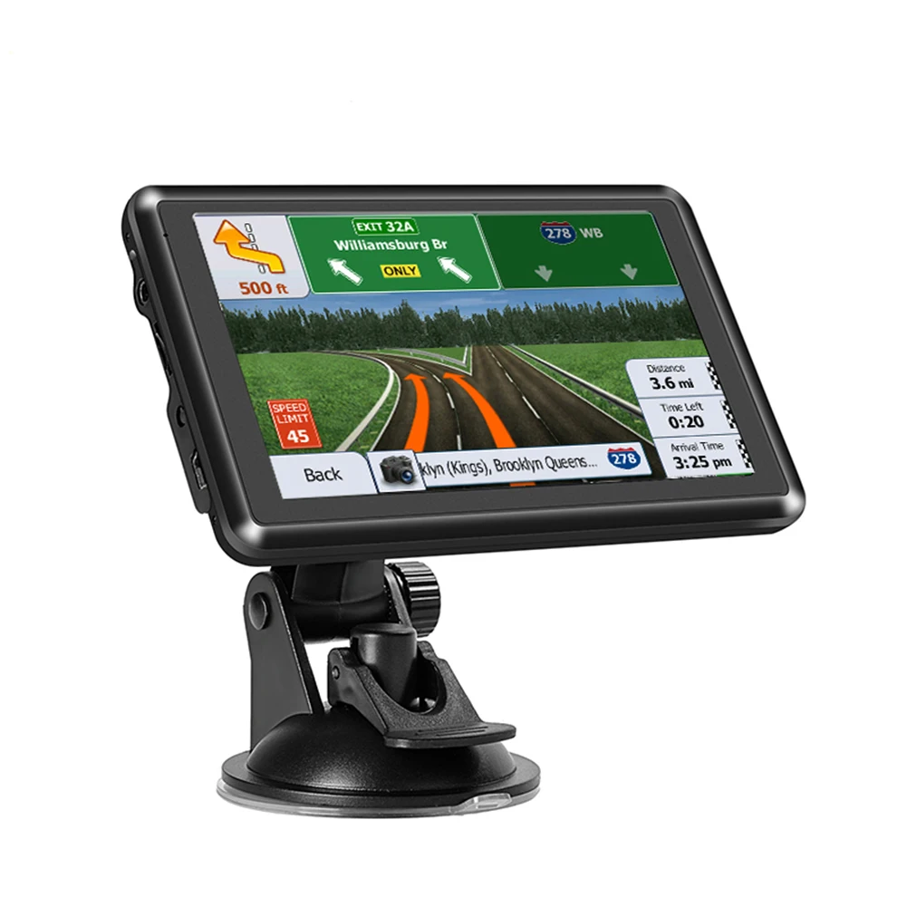 Автомобильный GPS дисплей карты автомобиля GPS навигатор устройство музыка фотоальбом для автомобиля TFT сенсорный экран 220 (в) 5 дюймов батарея 900 мАч
