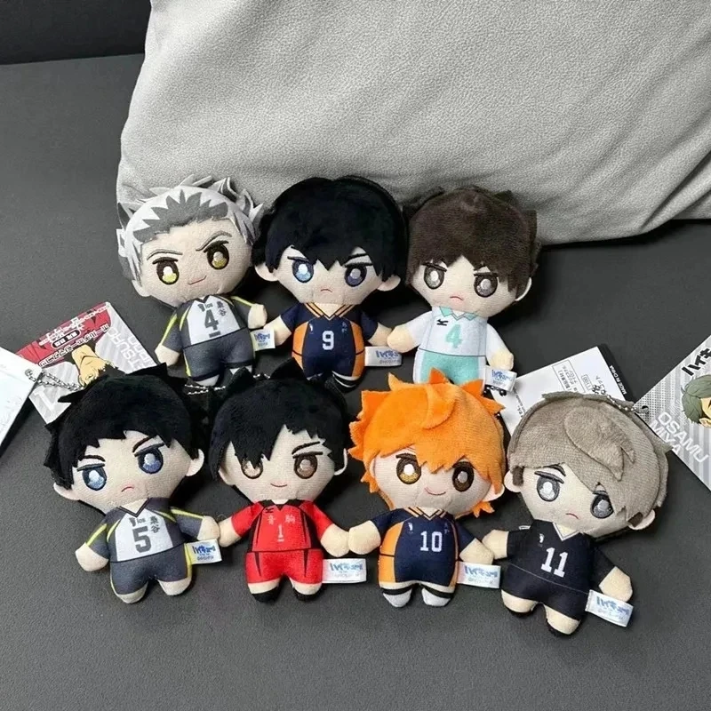Haikyuu Мини-плюшевый борцовский мяч Игровая кукла Хината Шойо Тобио Кагеяма Ю Нишиноя Мягкая начинка из полипропилена и хлоп...