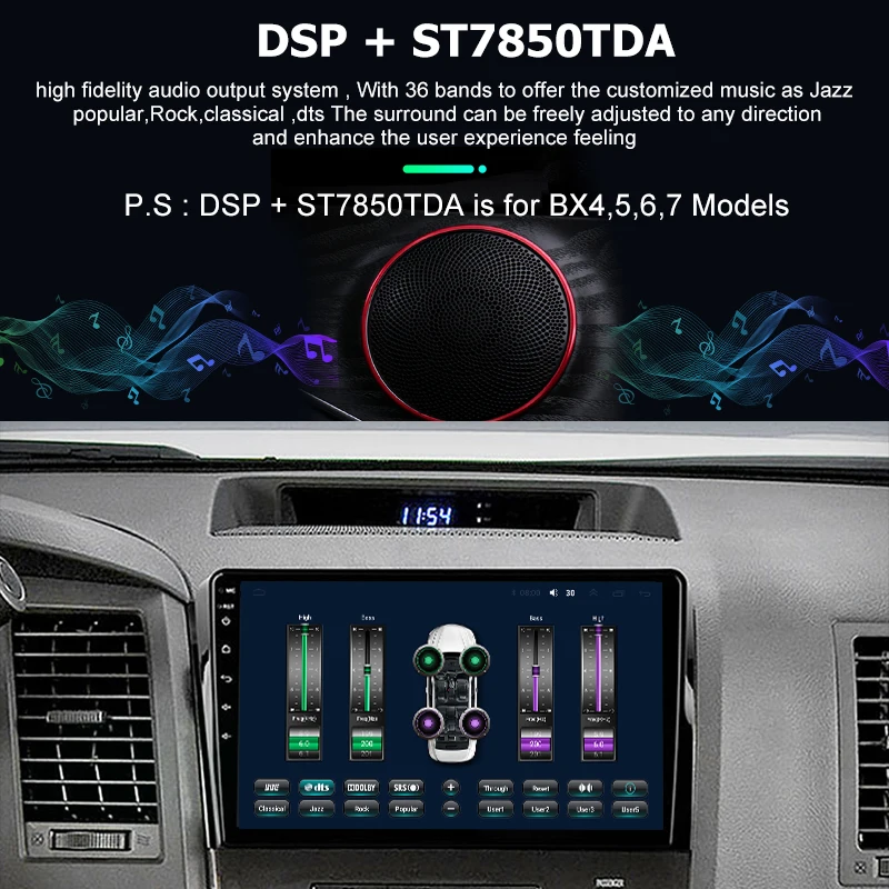Фото Автомагнитола 10,1 дюймов, Android 12,0, для Toyota Tundra Sequoia 2007-2018, GPS-навигация, Carplay, мультимедийный видеоплеер, стерео, головное устройство №5