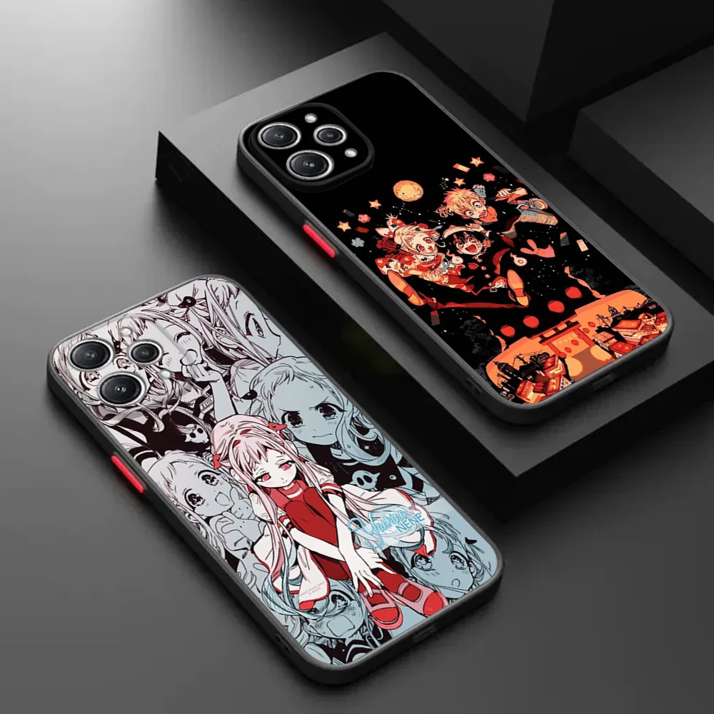 Чехлы для Xiaomi Mi 9T Pro 10T Redmi Note 10 9a 9c 10a 10c 9s 10s 7 8 t Jibaku Shounen Hanako-kun Frosted Translucent Phone Case