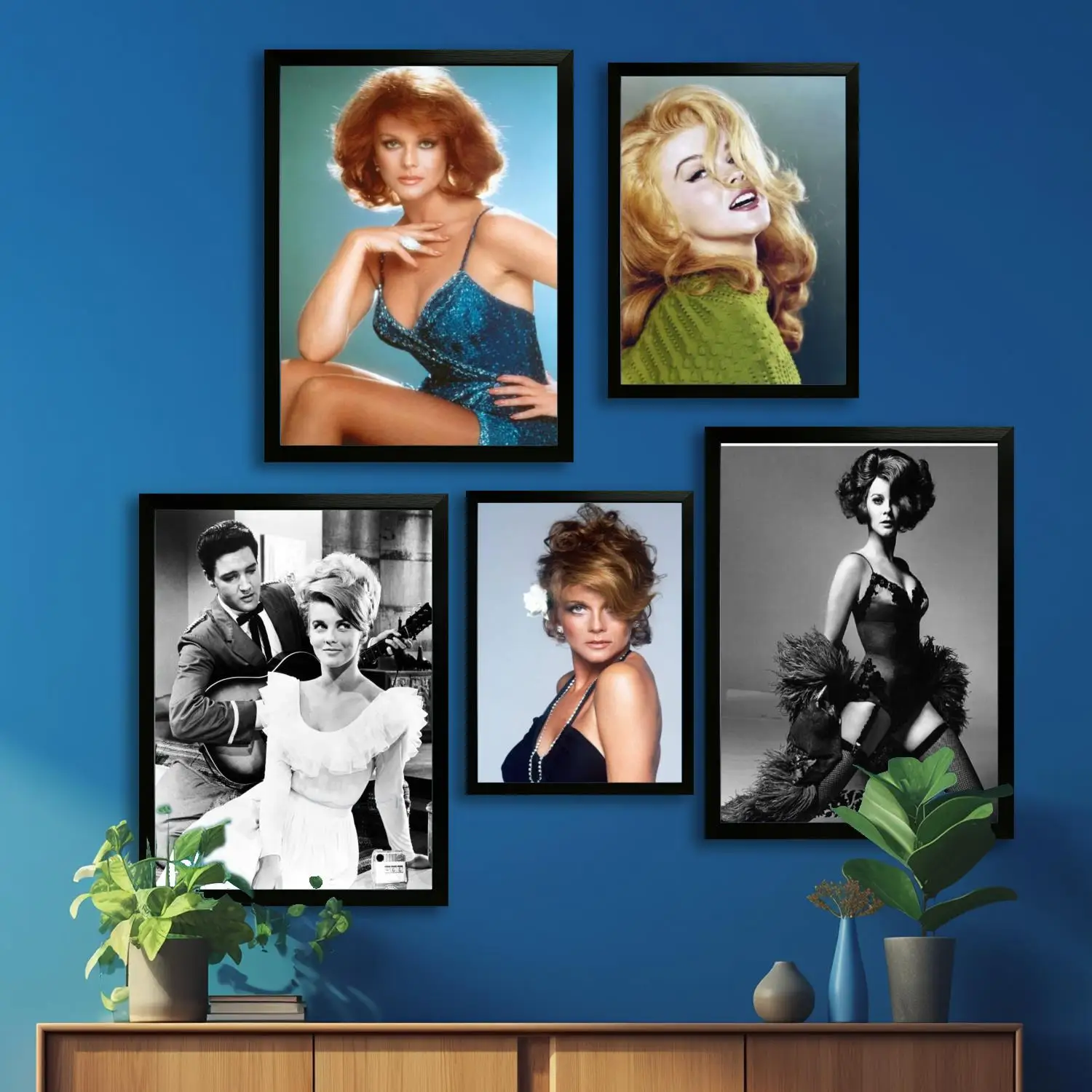 Плакат на холсте Ann Margret и настенное искусство, печать с изображением, современный семейный декор для спальни, постеры, декоративная живопись