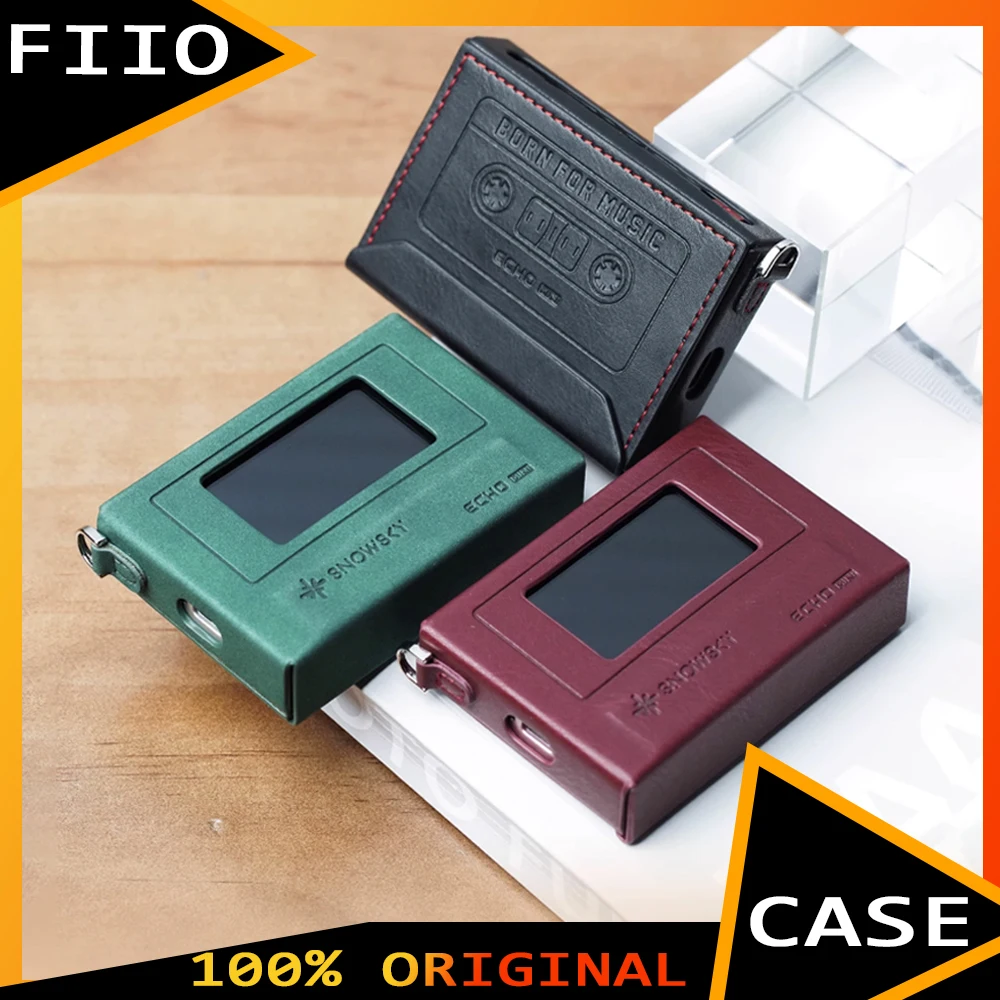 Fiio Echo Mini Music Payer Защитный чехол SnowSky Echo Мини Портативный MP3-плеер Пользовательский портативный чехол из искусственной кожи