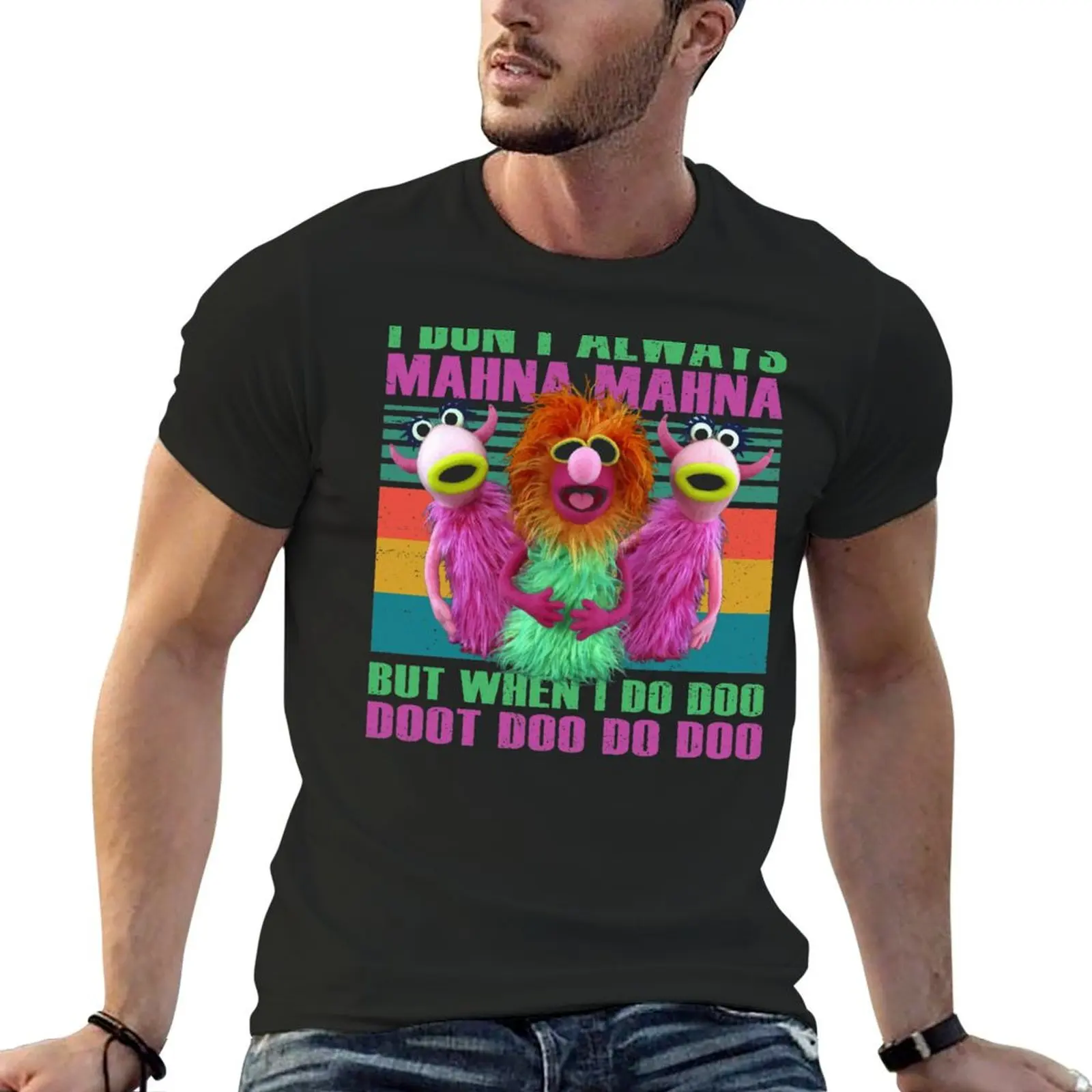 Футболка мужская оверсайз с принтом «I Don't Always Mahna»