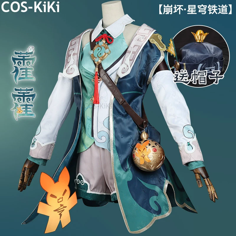 COS-KiKi Honkai: Star Rail HuoHuo игровой костюм прекрасная униформа косплей костюм Хэллоуин карнавальная вечеринка наряд для ролевых игр женский