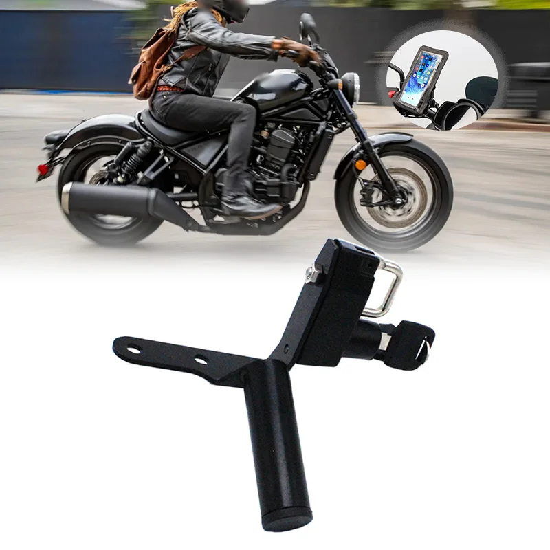 Для Honda Rebel 1100 Rebel 250 Rebel 500 Rebel 300 CMX1100 CMX300 CMX500 держатель для руля навигации мотоцикла 22 мм