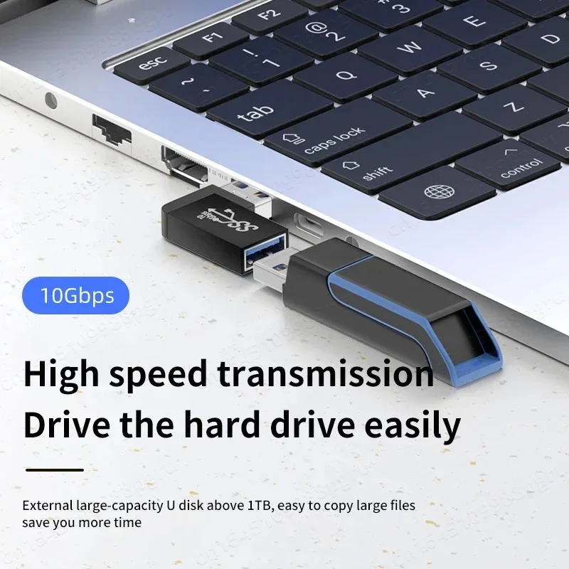 Фото Удлинитель USB 3,0 под прямым углом 90 градусов, 10 Гбит/с №2