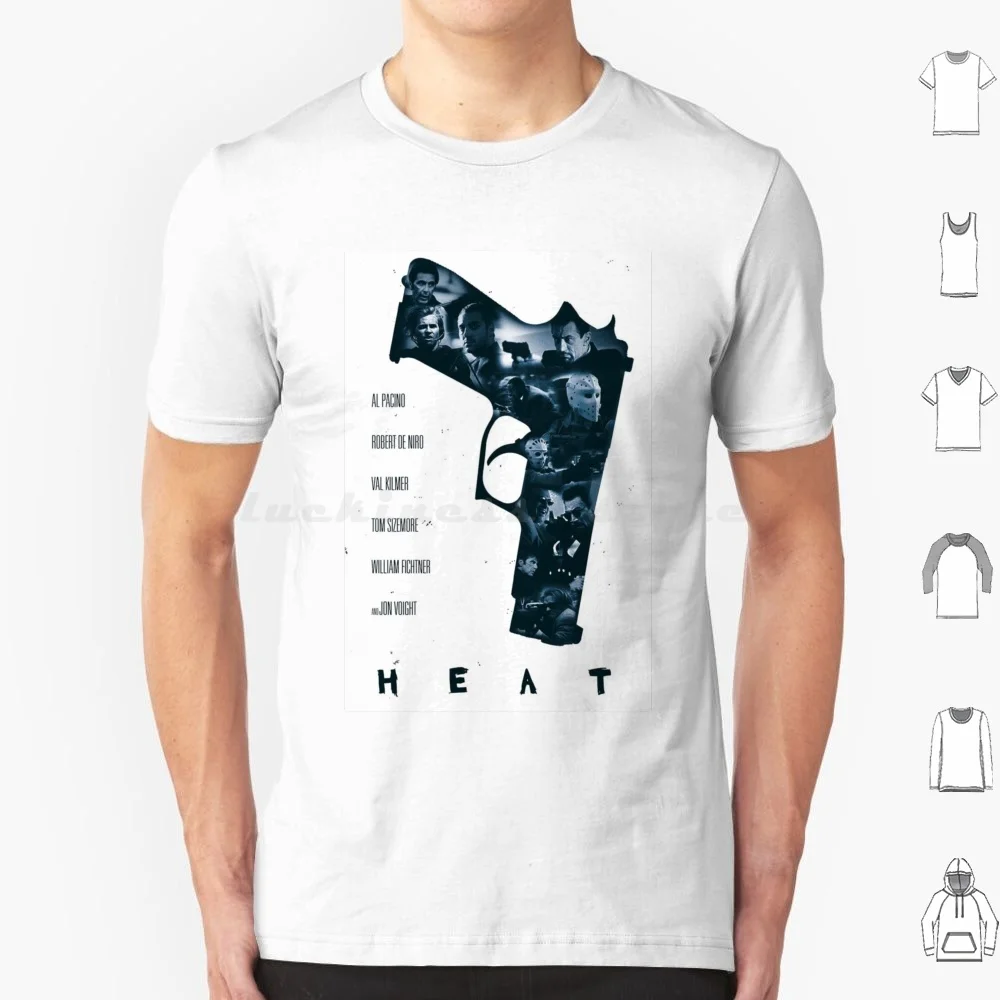 Heat (195) Футболка из фильма 6xl Хлопок Крутая футболка Heat Heat Film Heat Vintage Heat Theatre Heat Dvd Heat Blu Ray Heat