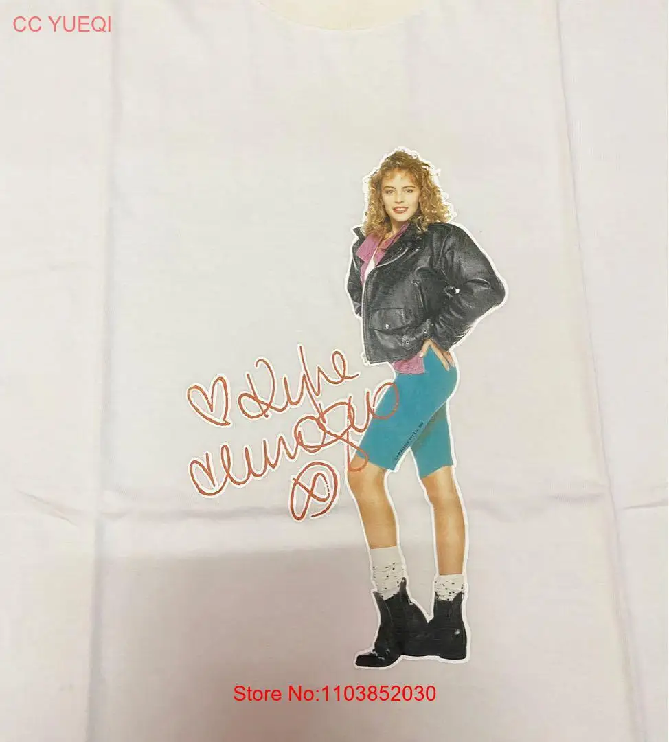 Винтажная забавная рубашка в стиле 90-х Kylie Minogue с одной стороны