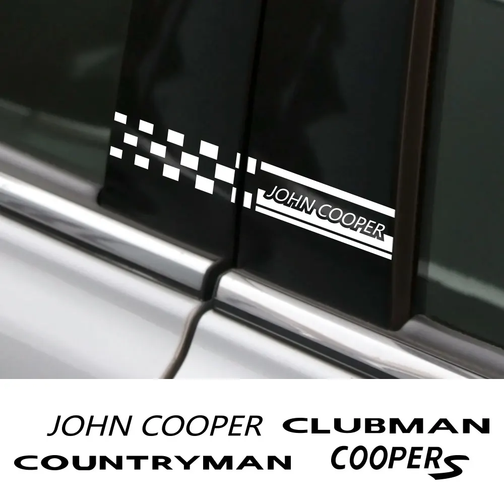 2 шт., автомобильные аксессуары для окон Mini John Cooper R55 Countryman R60 R56 Clubman Cooper R61 R59