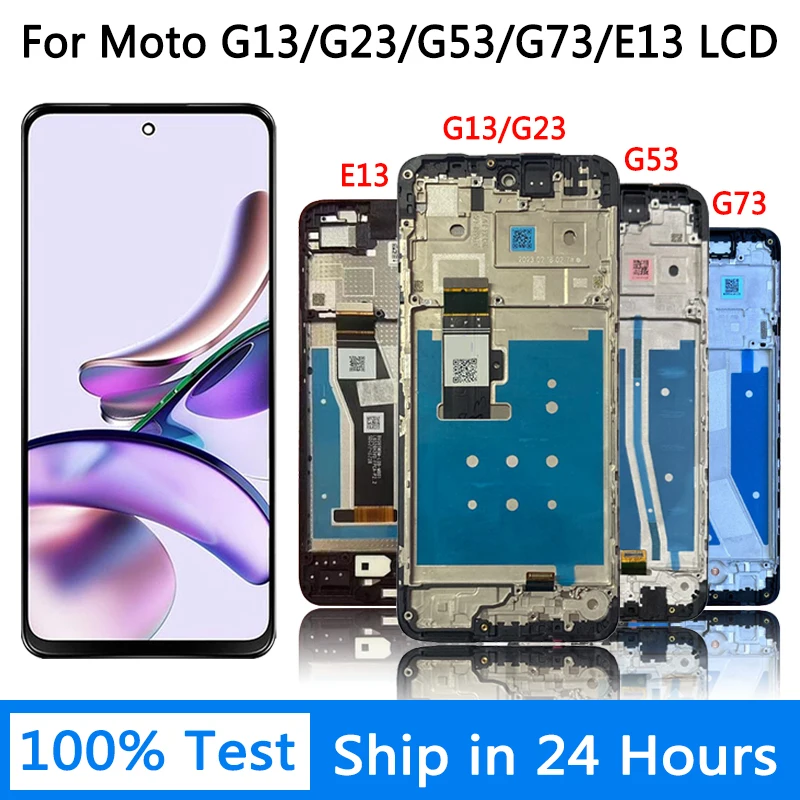 Оригинальный ЖК-дисплей для Motorola Moto G13 G23 G53 G73