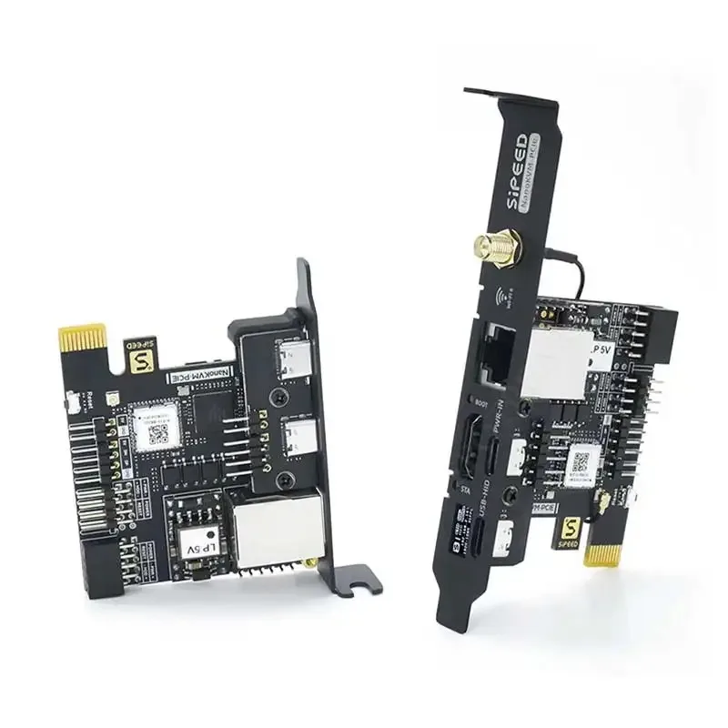 Sipeed NanoKVM-PCIe HDMI пульт дистанционного управления/питание/сервер обслуживания настольного компьютера UART HDMI USB RISC-V для PiKVM