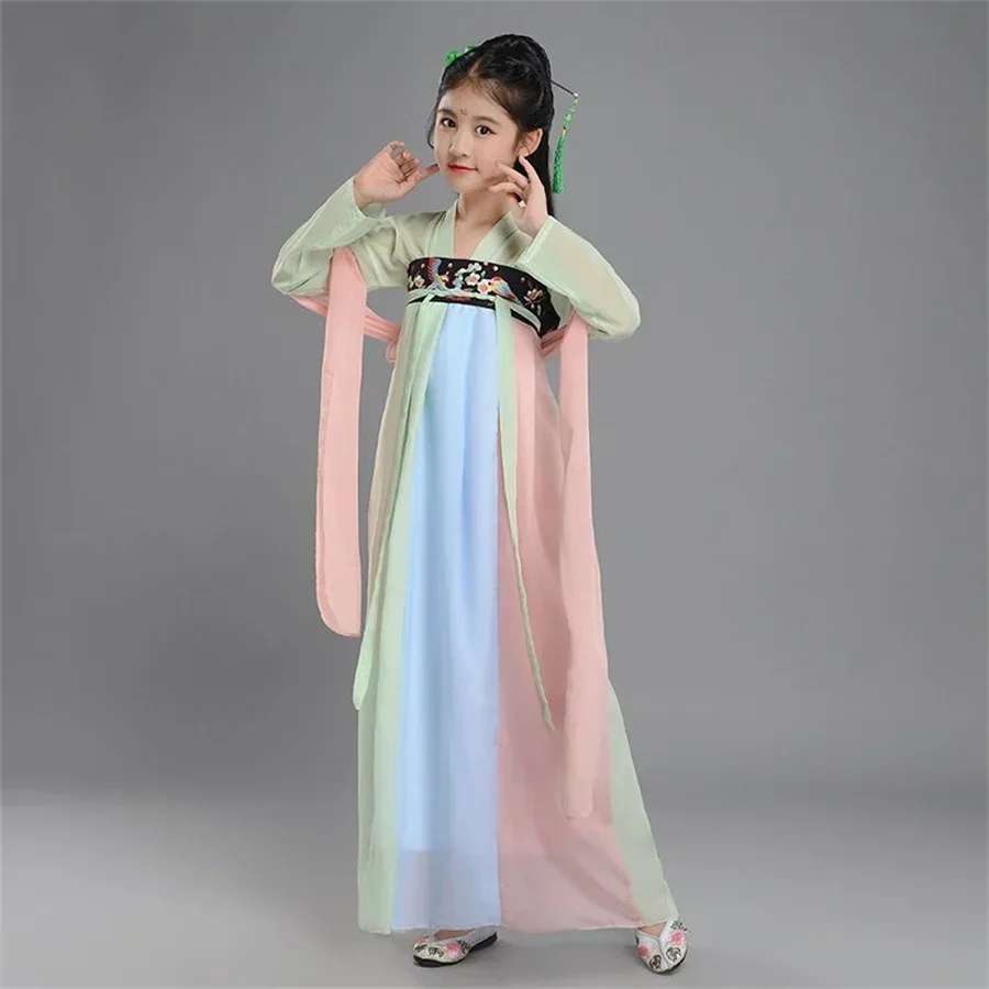 Фото Disfraz традиционный chino para niña, trajes de baile de la dinastía song, Hanfu платье традицион de estilo antiguo, платье d №4