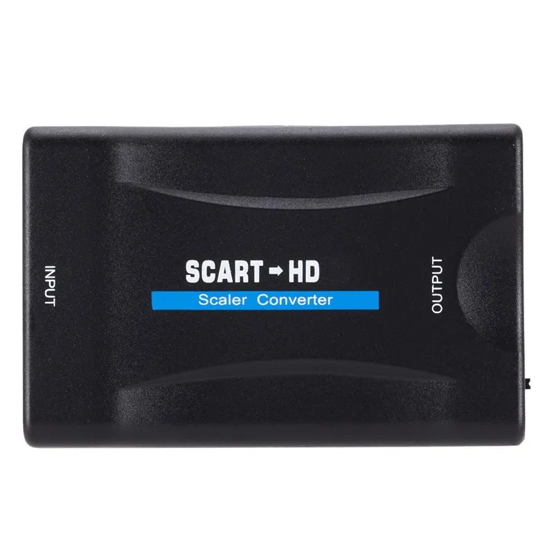 Фото 1080P SCART HDMI-совместимый видео-аудио конвертер с USB-кабелем для HDMI Sky Box DVD преобразователь телевизионного сигнала №2