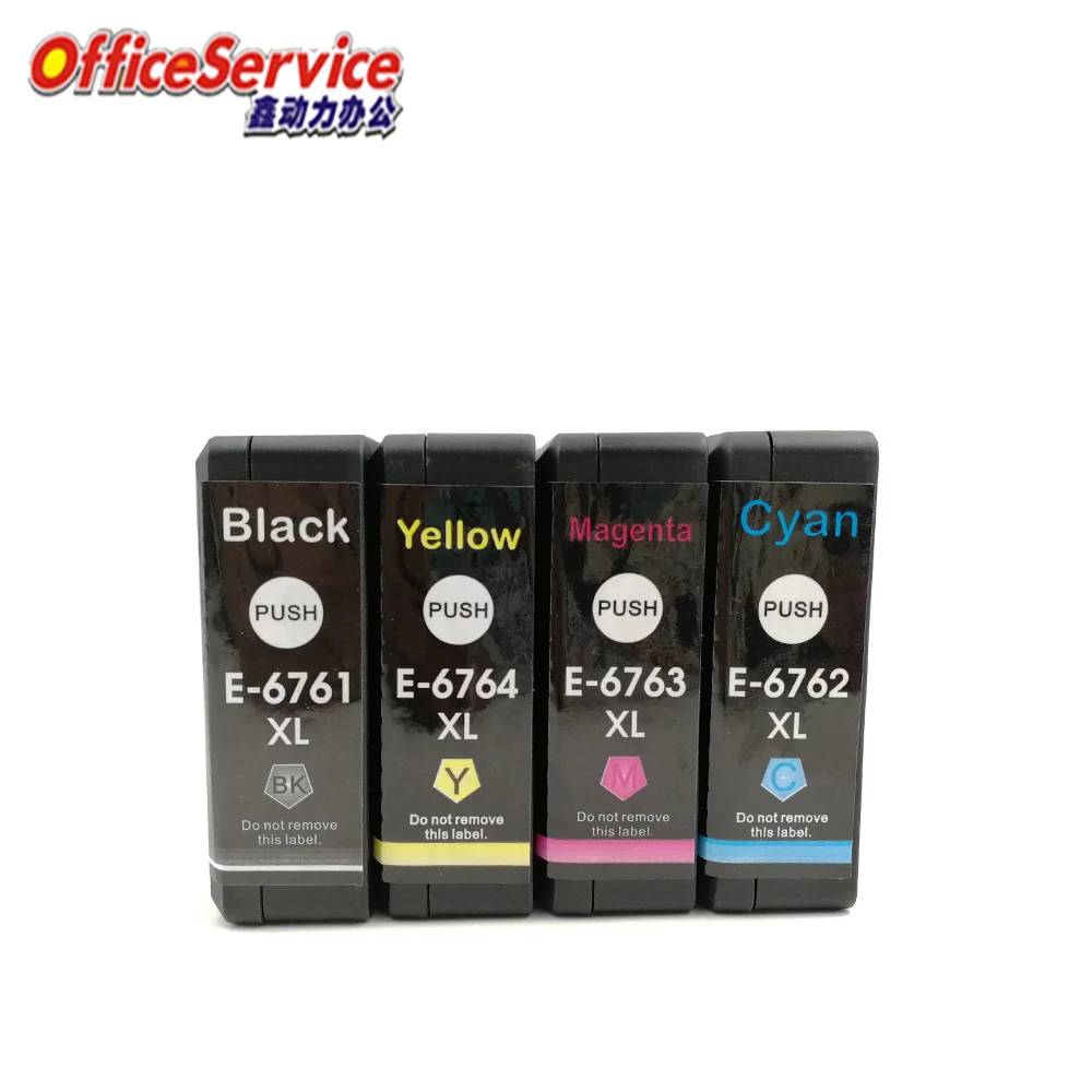 Картридж T6761 совместимый с принтером Epson WP-4533 WP-4540 WP-4590 WP-4010 WP-4020 WP-4023 WP-4090 WP-4520 WP-4530
