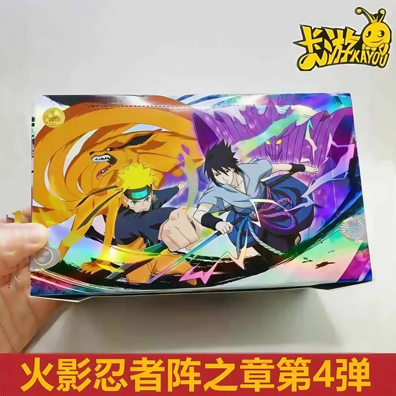 Новые оригинальные карты Kayou Naruto, новая коллекция аниме W7 W6, карточная коробка Fight Chapter Pro Chapter Ninja World, детская игрушка, игра в подарок